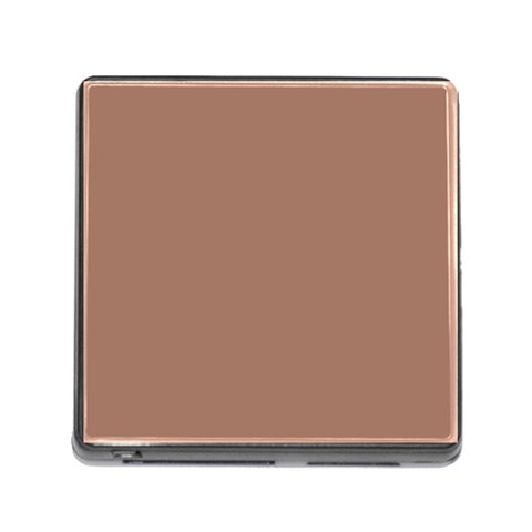 Mocha Mousse Hex Code #a47864 Memory Card Reader (Square 5 Slot) from ArtsNow.com Front