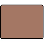Mocha Mousse Hex Code #a47864 Fleece Blanket (Medium)