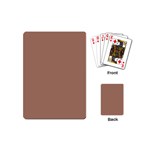 Mocha Mousse Hex Code #a47864 Playing Cards Single Design (Mini)