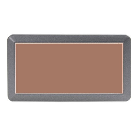 Mocha Mousse Hex Code #a47864 Memory Card Reader (Mini) from ArtsNow.com Front
