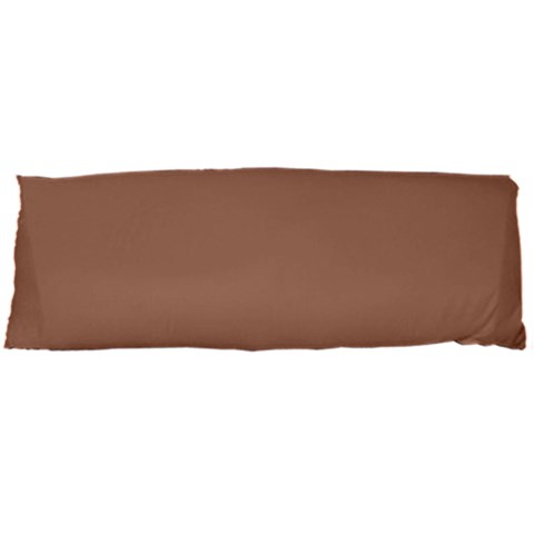 Mocha Mousse Hex Code #a47864 21 x60  Body Pillow Case Dakimakura (Two Sides) from ArtsNow.com Front
