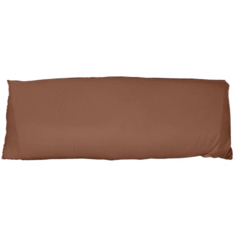 Mocha Mousse Hex Code #a47864 15 x40  Body Pillow Case Dakimakura (Two Sides) from ArtsNow.com Front