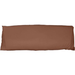 Mocha Mousse Hex Code #a47864 17 x47  Body Pillow Case Dakimakura (Two Sides) from ArtsNow.com Back