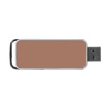 Mocha Mousse Hex Code #a47864 Portable USB Flash (Two Sides)