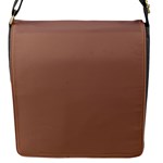 Mocha Mousse Hex Code #a47864 Flap Closure Messenger Bag (S)
