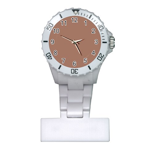 Mocha Mousse Hex Code #a47864 Plastic Nurses Watch from ArtsNow.com Front