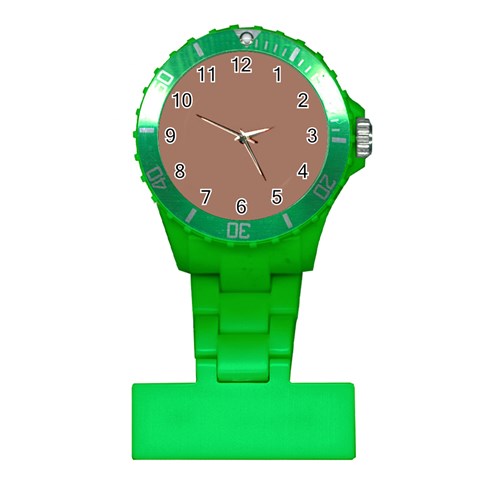 Mocha Mousse Hex Code #a47864 Plastic Nurses Watch from ArtsNow.com Front