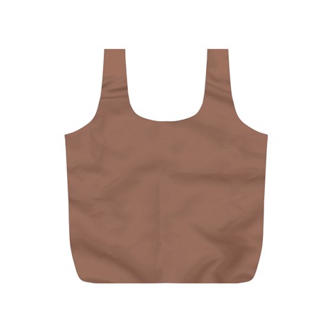 Mocha Mousse Hex Code #a47864 Full Print Recycle Bag (S) from ArtsNow.com Front