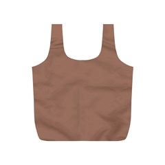 Mocha Mousse Hex Code #a47864 Full Print Recycle Bag (S) from ArtsNow.com Back