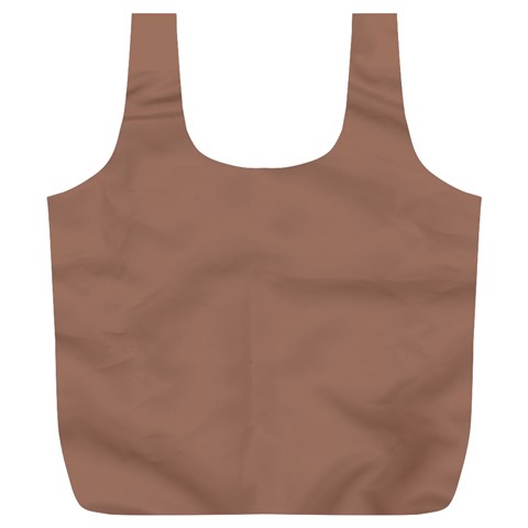 Mocha Mousse Hex Code #a47864 Full Print Recycle Bag (XL) from ArtsNow.com Front