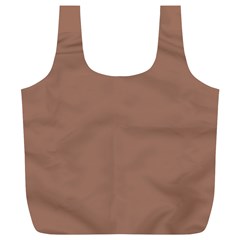 Mocha Mousse Hex Code #a47864 Full Print Recycle Bag (XL) from ArtsNow.com Back