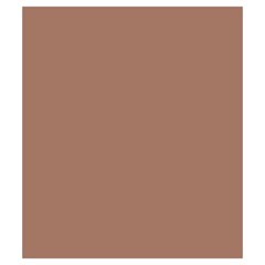 Mocha Mousse Hex Code #a47864 Drawstring Pouch (Small) from ArtsNow.com Back