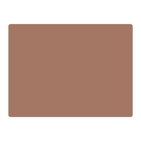 Mocha Mousse Hex Code #a47864 Two Sides Premium Plush Fleece Blanket (Mini) from ArtsNow.com 35 x27  Blanket Front