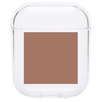 Mocha Mousse Hex Code #a47864 Hard PC AirPods 1/2 Case