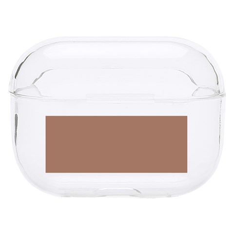 Mocha Mousse Hex Code #a47864 Hard PC AirPods Pro Case from ArtsNow.com Front
