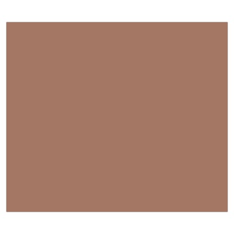Mocha Mousse Hex Code #a47864 Zipper Large Tote Bag from ArtsNow.com Front