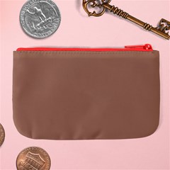 Mocha Mousse Hex Code #a47864 Large Coin Purse from ArtsNow.com Back