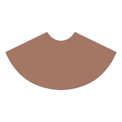 Mocha Mousse Hex Code #a47864 Midi Sleeveless Dress from ArtsNow.com Skirt Back