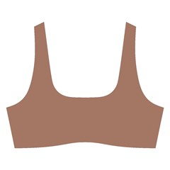 Mocha Mousse Hex Code #a47864 Cross Back Hipster Bikini Set from ArtsNow.com Front