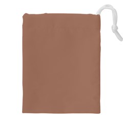 Mocha Mousse Hex Code #a47864 Drawstring Pouch (4XL) from ArtsNow.com Front