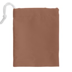 Mocha Mousse Hex Code #a47864 Drawstring Pouch (4XL) from ArtsNow.com Back