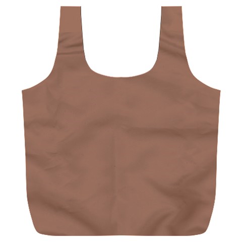 Mocha Mousse Hex Code #a47864 Full Print Recycle Bag (XXL) from ArtsNow.com Back