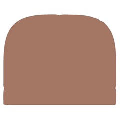 Mocha Mousse Hex Code #a47864 Make Up Case (Small) from ArtsNow.com Back