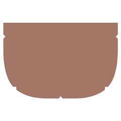Mocha Mousse Hex Code #a47864 Make Up Case (Small) from ArtsNow.com Side Right