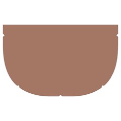 Mocha Mousse Hex Code #a47864 Make Up Case (Medium) from ArtsNow.com Side Right