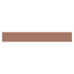 Mocha Mousse Hex Code #a47864 Make Up Case (Medium) from ArtsNow.com Zipper Front