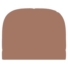 Mocha Mousse Hex Code #a47864 Make Up Case (Large) from ArtsNow.com Back