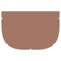 Mocha Mousse Hex Code #a47864 Make Up Case (Large) from ArtsNow.com Side Right