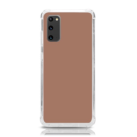 Mocha Mousse Hex Code #a47864 Samsung Galaxy S20 6.2 Inch TPU UV Case from ArtsNow.com Front