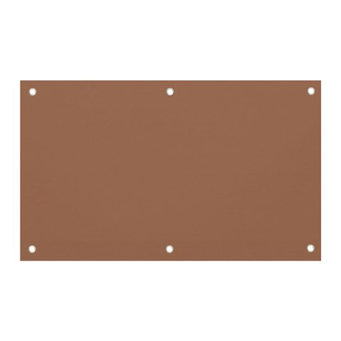 Mocha Mousse Hex Code #a47864 Banner and Sign 5  x 3  from ArtsNow.com Front