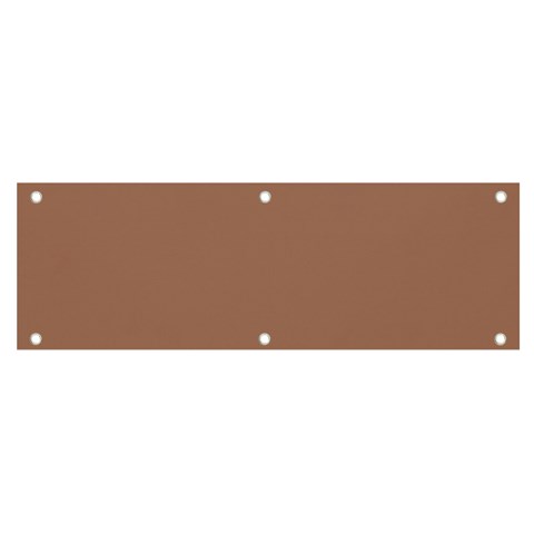 Mocha Mousse Hex Code #a47864 Banner and Sign 6  x 2  from ArtsNow.com Front