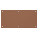 Mocha Mousse Hex Code #a47864 Banner and Sign 6  x 3 