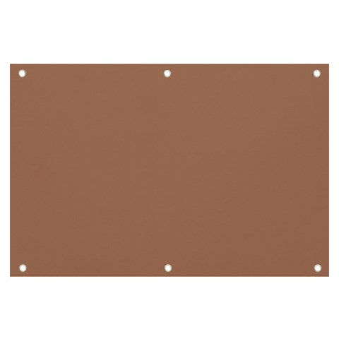 Mocha Mousse Hex Code #a47864 Banner and Sign 6  x 4  from ArtsNow.com Front