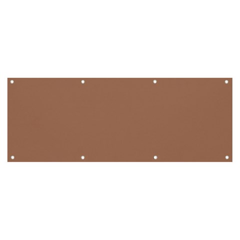 Mocha Mousse Hex Code #a47864 Banner and Sign 8  x 3  from ArtsNow.com Front