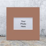 Mocha Mousse Hex Code #a47864 White Box Photo Frame 4  x 6 