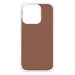 Mocha Mousse Hex Code #a47864 iPhone 14 Pro TPU UV Print Case