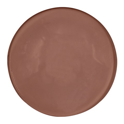 Mocha Mousse Hex Code #a47864 Round Glass Fridge Magnet (4 pack) from ArtsNow.com Front