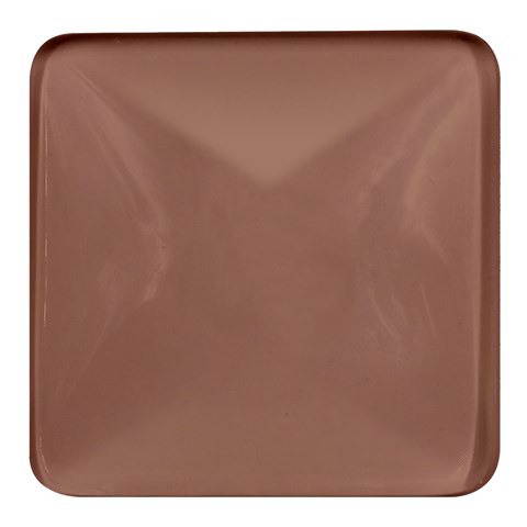 Mocha Mousse Hex Code #a47864 Square Glass Fridge Magnet (4 pack) from ArtsNow.com Front
