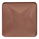 Mocha Mousse Hex Code #a47864 Square Glass Fridge Magnet (4 pack)