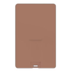 Mocha Mousse Hex Code #a47864 Name Card Style USB Flash Drive from ArtsNow.com Back