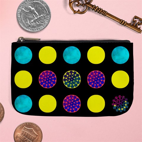 Large Coin Purse Colorful from ArtsNow.com Front