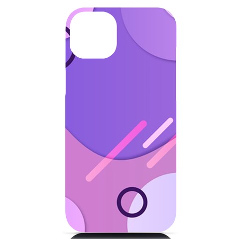 Colorful Labstract Wallpaper Theme iPhone 14 Plus Black UV Print PC Hardshell Case from ArtsNow.com Front