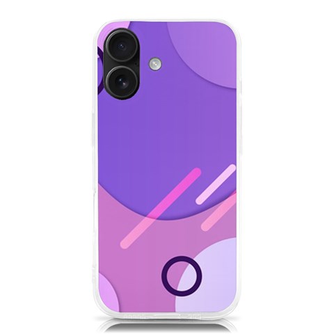 Colorful Labstract Wallpaper Theme iPhone 16 TPU UV Print Case from ArtsNow.com Front