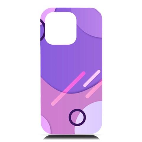 Colorful Labstract Wallpaper Theme iPhone 16 Pro Max Black UV Print PC Hardshell Case from ArtsNow.com Front