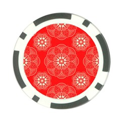 Crimson Current Poker Chip Card Guard from ArtsNow.com Back