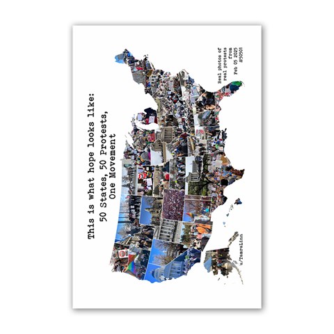 50501 This is what hope looks like Poster 16  x 24  from ArtsNow.com 16 x24  Poster - 1